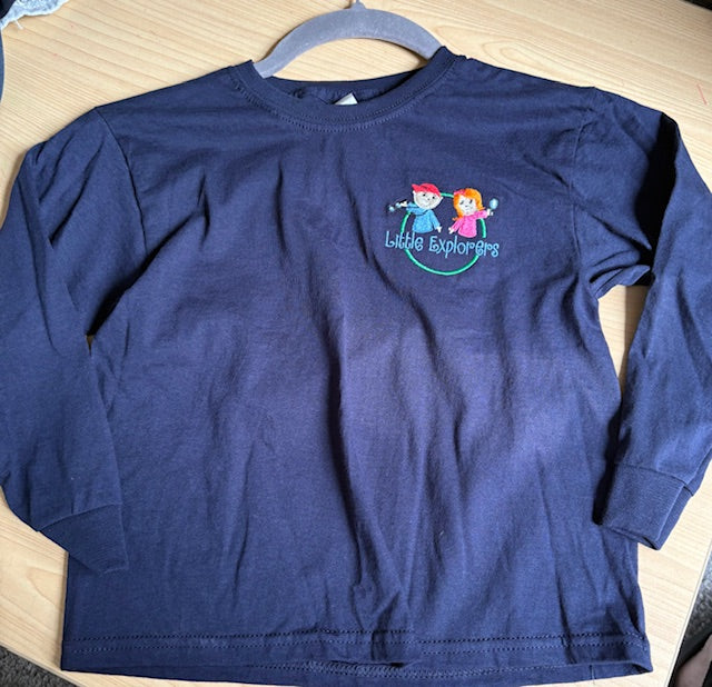 Long Sleeved Round Neck T-Shirt