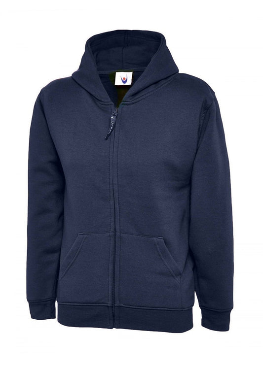 Childrens Classic Full Zip Hooded Sweatshirt UC506